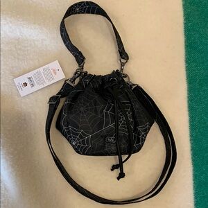 Lug Whirly Black Spider Web Bag